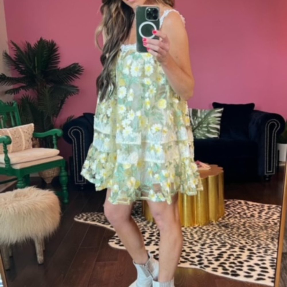For Love & Lemons Rachel Mini Dress NWT - Picture 6 of 8